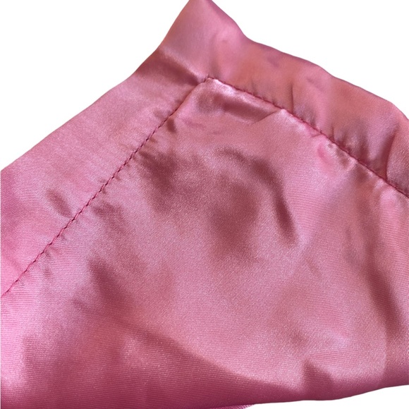 DISNEY Baby Girl Pink Minnie Mouse Security Blanket Lovey Rattle Satin Flowers - Picture 2 of 3